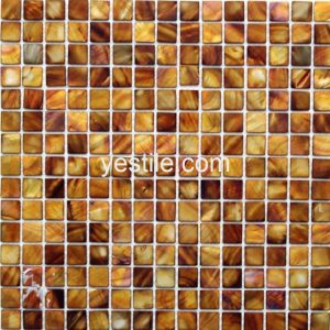 gefärbte bronzefarbene Perlmutt-Mosaikfliese