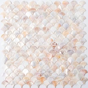 natural color fish scale mother of pearl mosaic tile