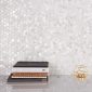 pure white round mother of pearl mosaic wall tile