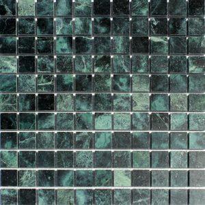 indian green marble mosaic tile 23x23 mm